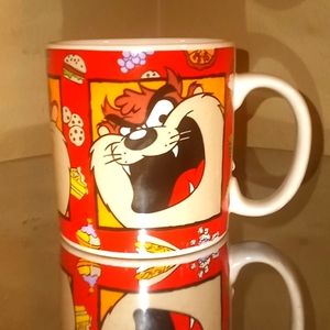Vintage. 1994 Tasmanian Devil Warner Bros  Coffee Mug ☕